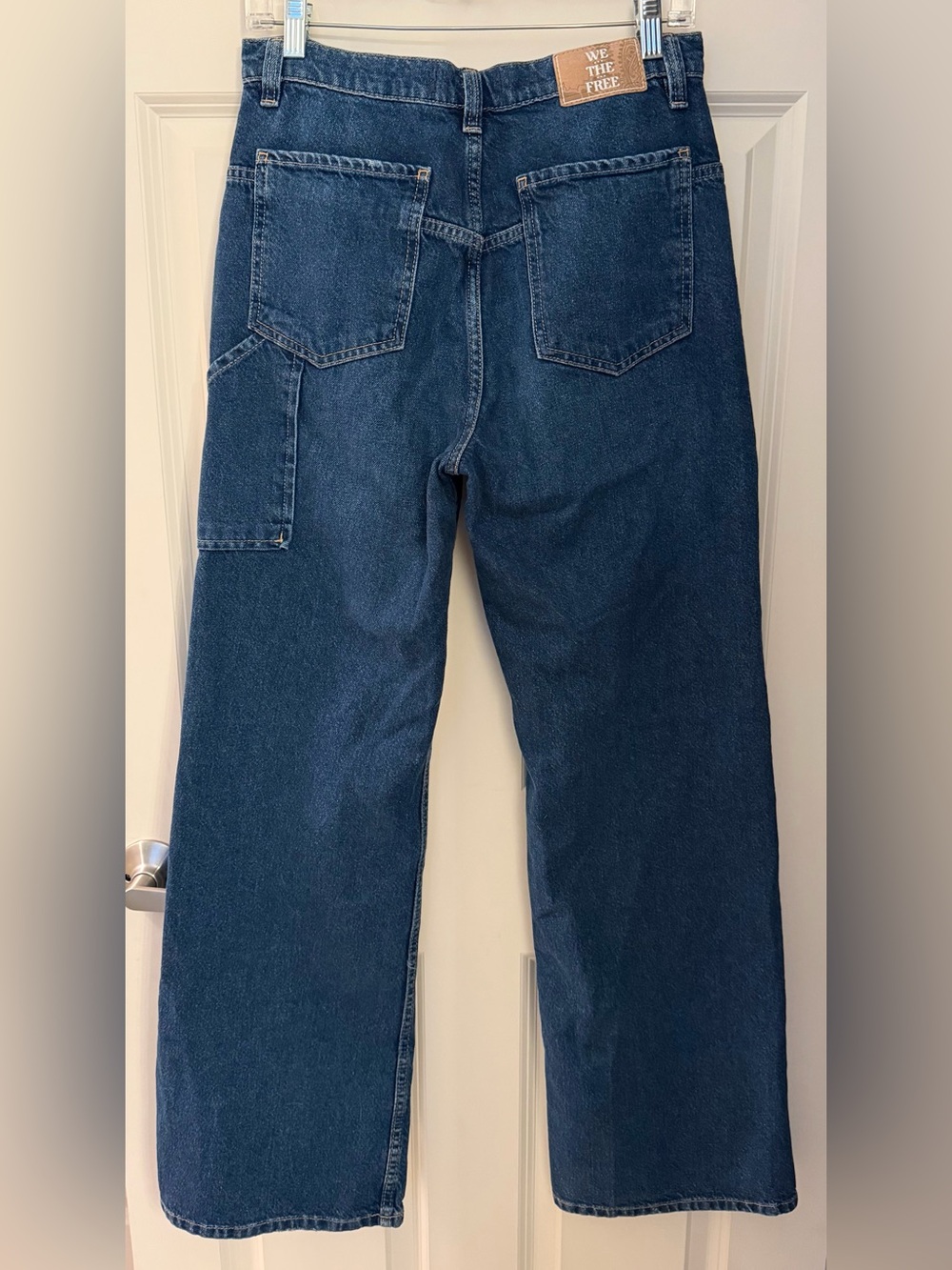 We The Free Tinsley Baggy High Rise Jeans in Blue, Size 28 - Picture 4 of 15